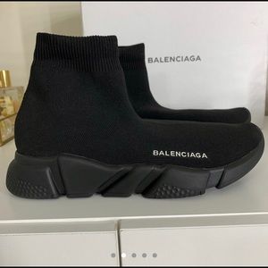 Balenciaga Black Speed Sneakers